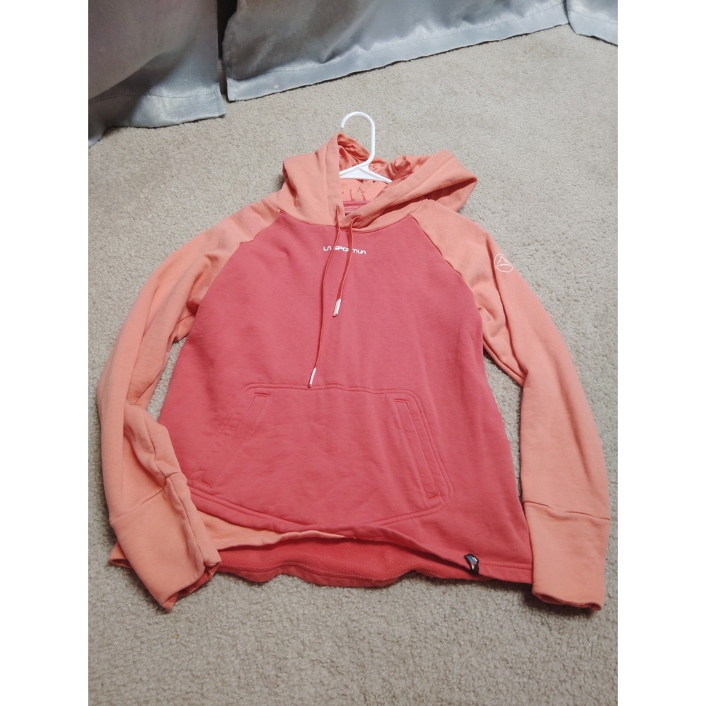 La Sportiva Women's Two-Tone Coral & Peach Hoodie